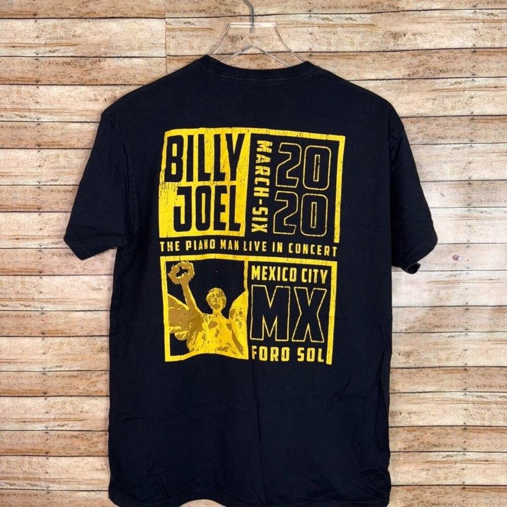 Billy Joel Live In Concert The Piano Man 2020 T-Shirt Adult Large Mexico City